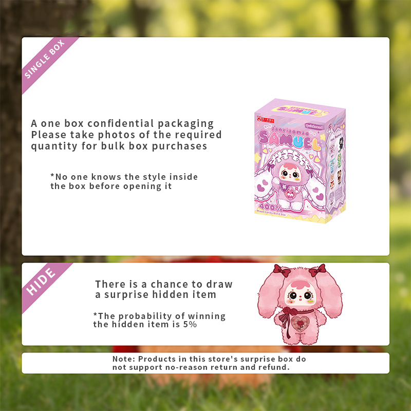 Samuel Mood Gummy Blind Box-400%（MR1089） - 三小毛盲盒